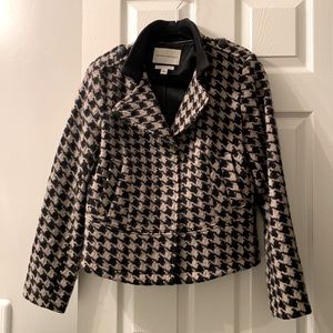 Banana Republic houndstooth coat